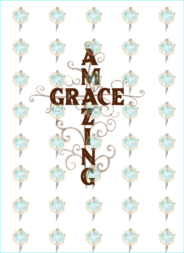 Amazing Grace Cross Digital Download Digital Download Png