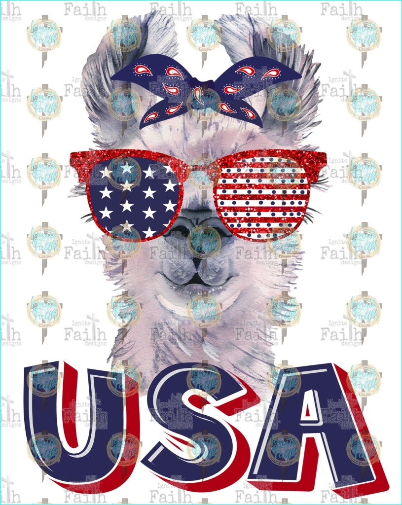 American Llama Infant-5 / Usa Sublimation Transfer