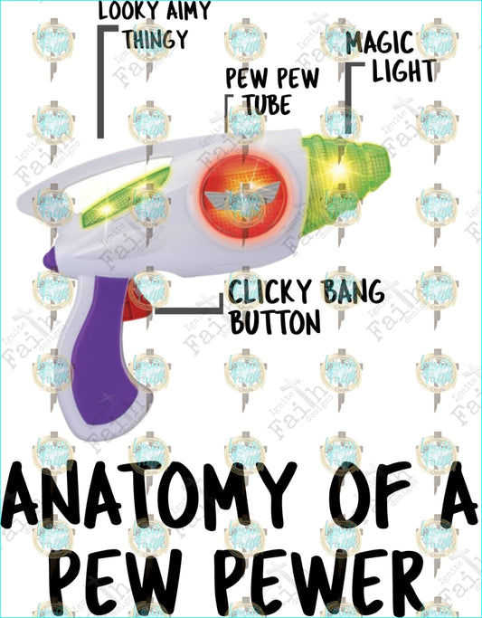 Anatomy Of A Toy Pewpew Sublimation Transfer