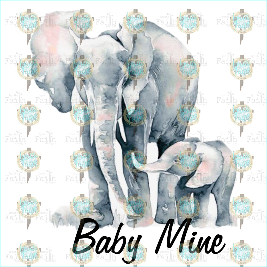 Baby Mine Sublimation Transfer