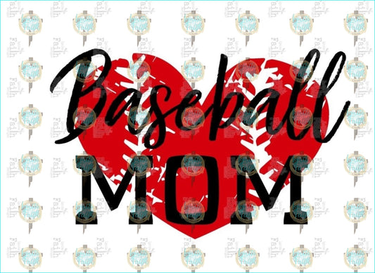 Baseball Mom Sublimation Transfer