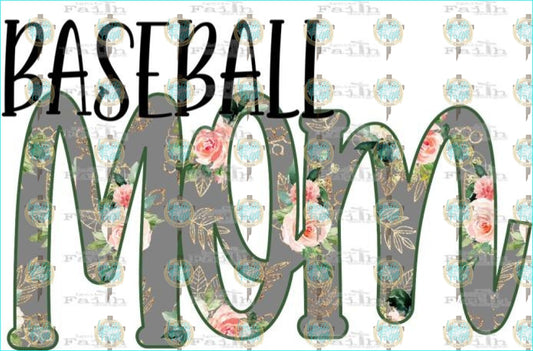 Baseball Mom Sublimation Transfer