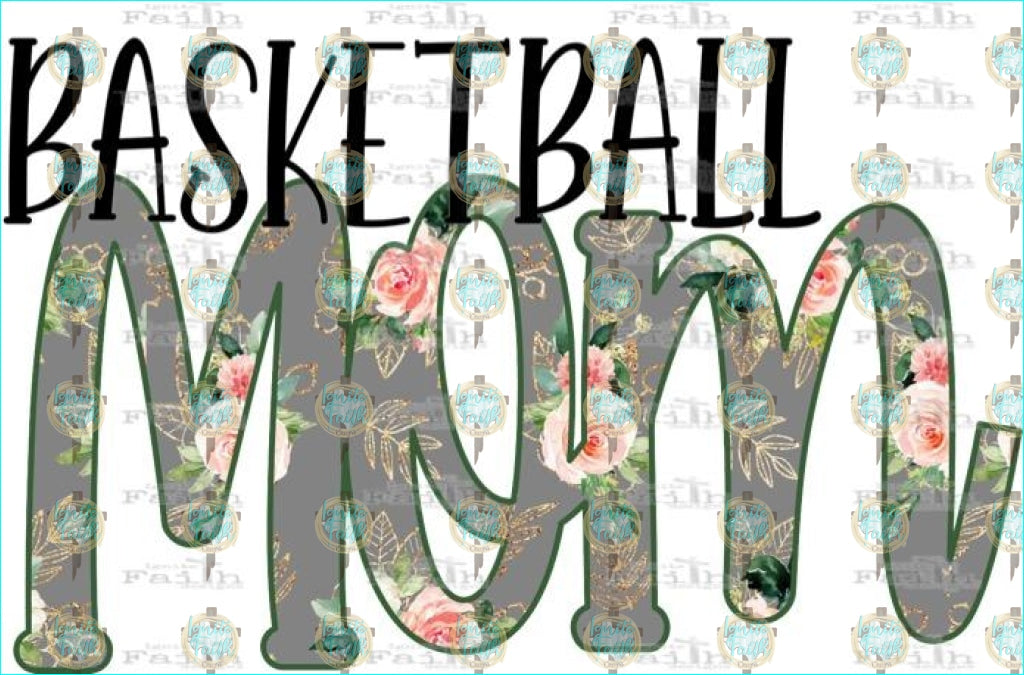 Basketball Mom Sublimation Transfer