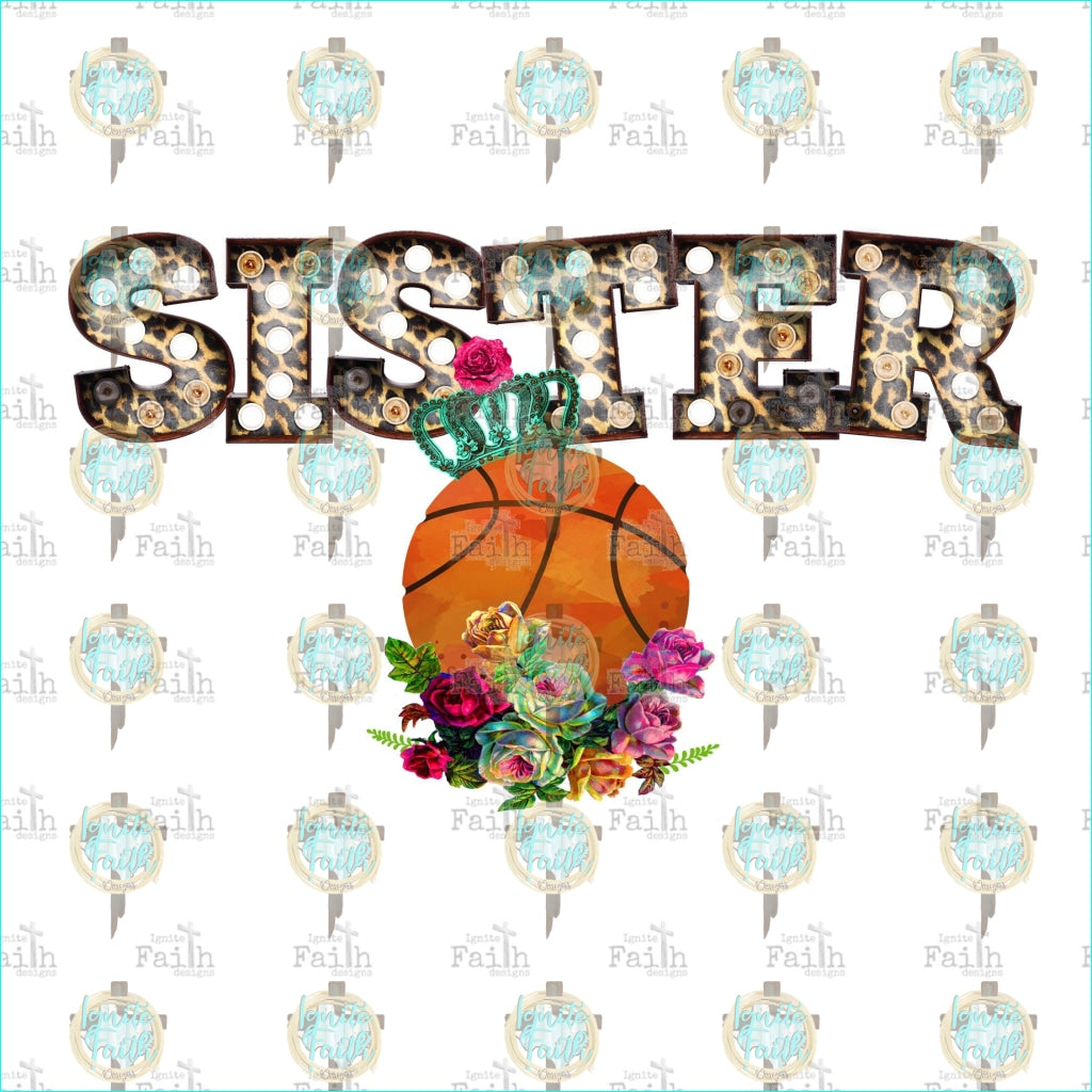 Basketball Sister 2 Sublimation Transfer