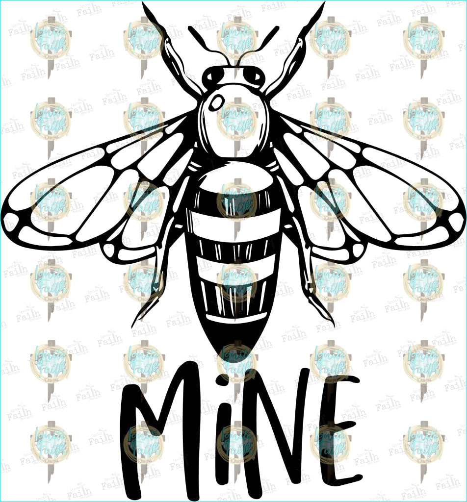 Bee Mine 2 Sublimation Transfer