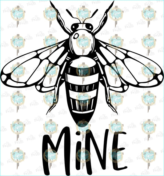 Bee Mine 2 Sublimation Transfer