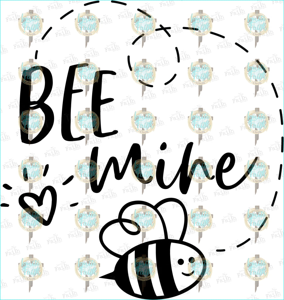 Bee Mine Sublimation Transfer