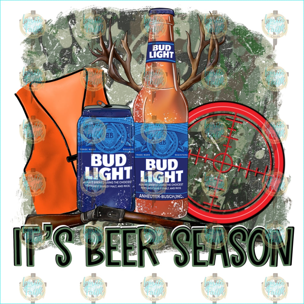 Beer Season Infant-5 / Bud Light Sublimation Transfer