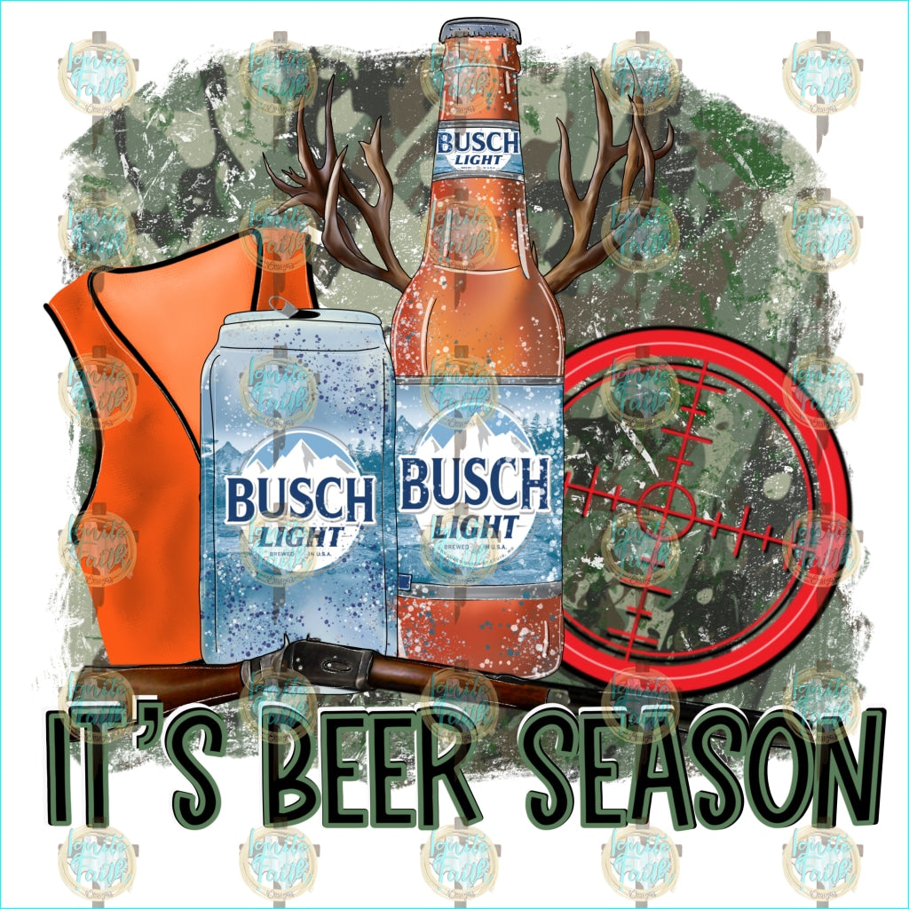 Beer Season Infant-5 / Busch Lite Sublimation Transfer