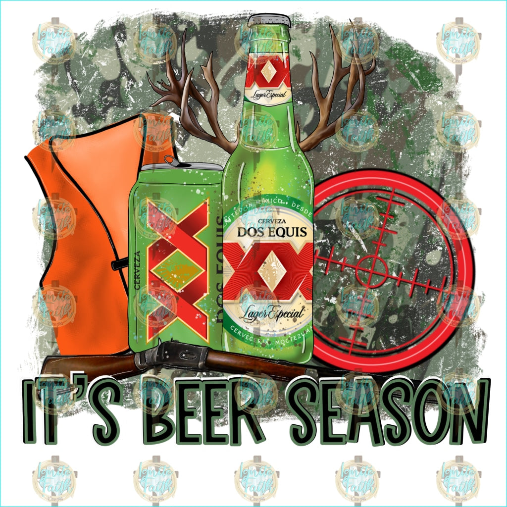 Beer Season Sublimation Transfer