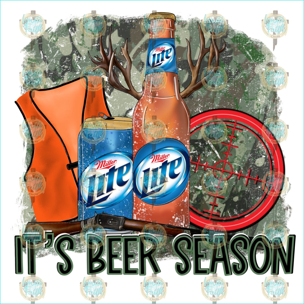 Beer Season Infant-5 / Miller Lite Sublimation Transfer