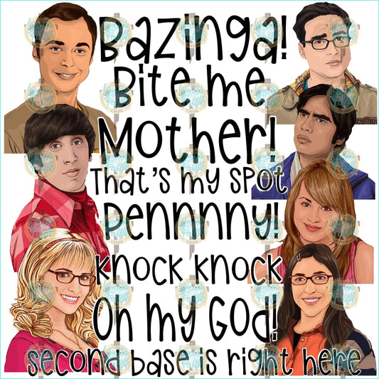 Big Bang Theory Sublimation Transfer