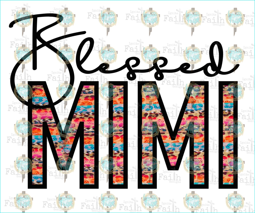 Blessed Mimi Floral Sublimation Transfer