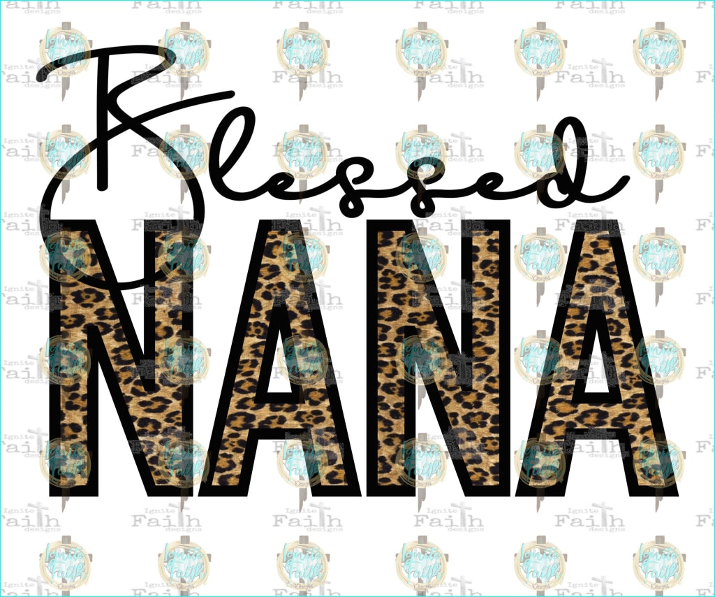 Blessed Nana Sublimation Transfer