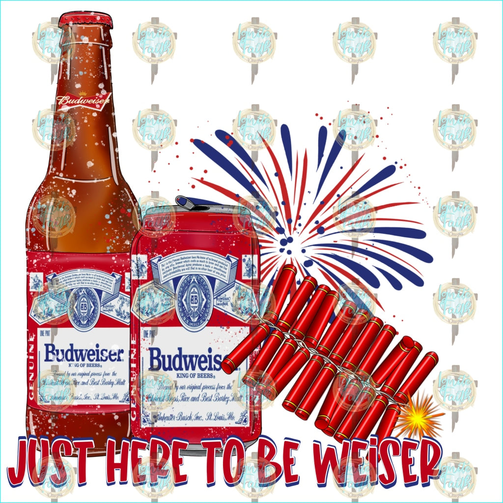 Booze And Fireworks - Weiser Sublimation Transfer