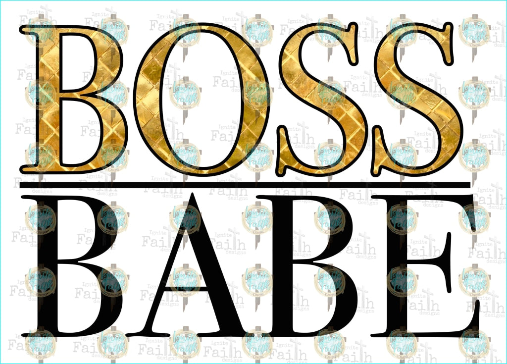 Boss Babe Sublimation Transfer