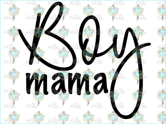 Boy Mama Sublimation Transfer