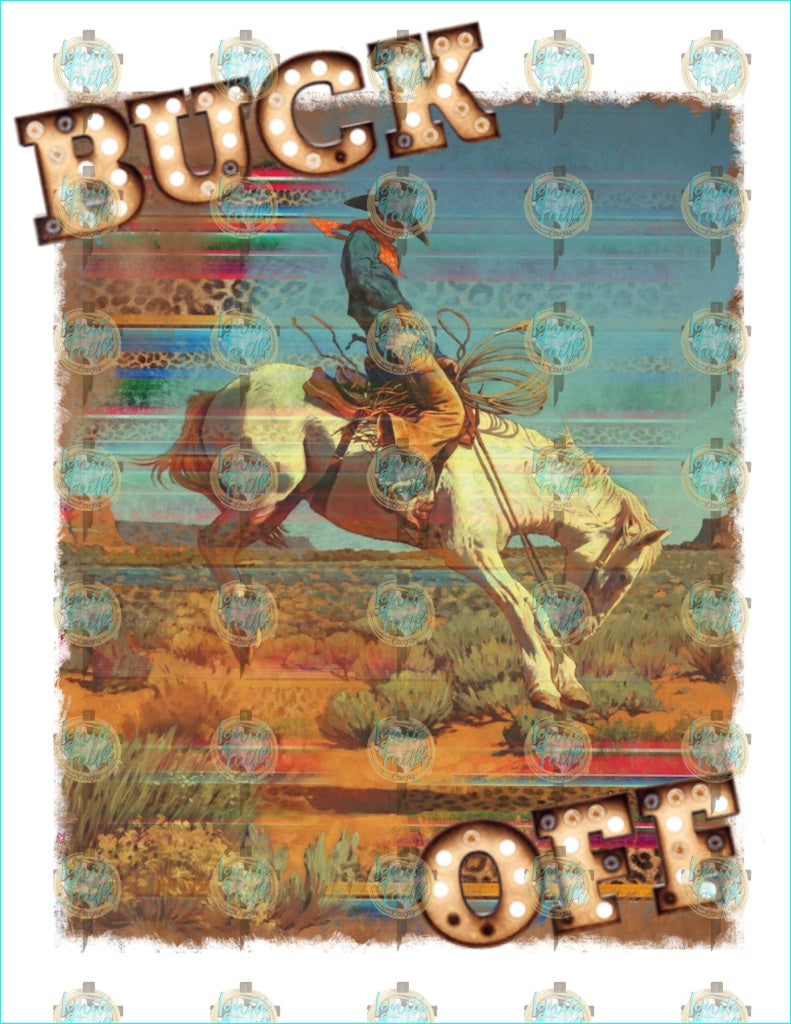 Buck Off Sublimation Transfer