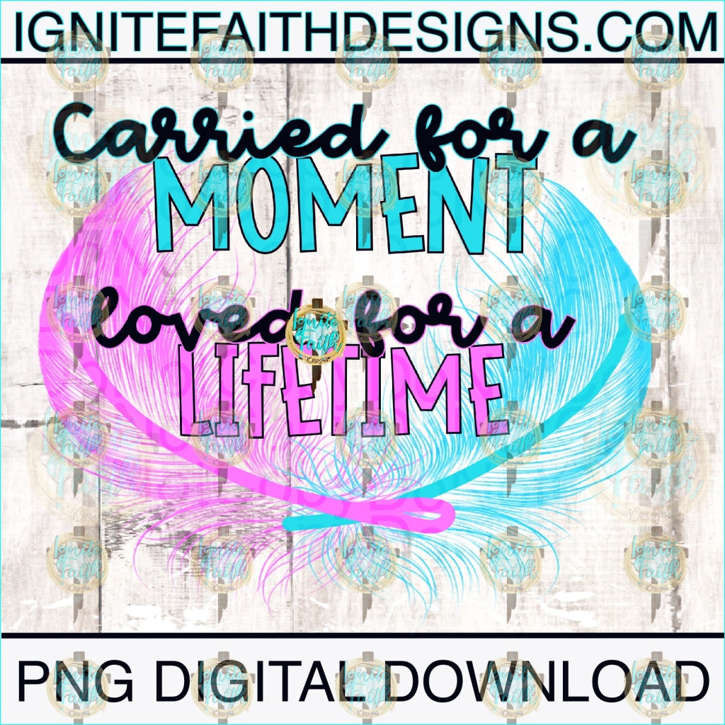 Carried For A Moment- Digital Download Digital Download Png