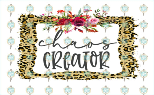 Cheetah Leopard Chaos Creator Sublimation Transfer