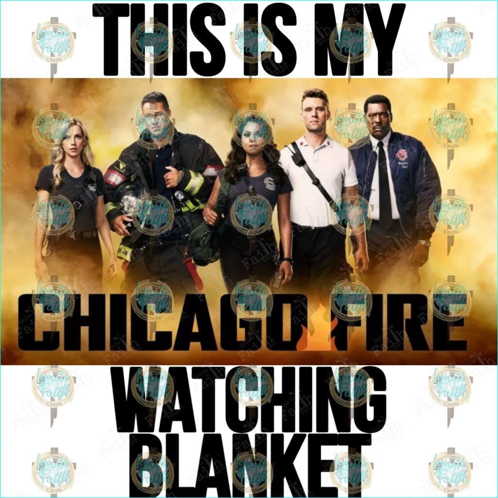 Chicago Fire Sublimation Transfer