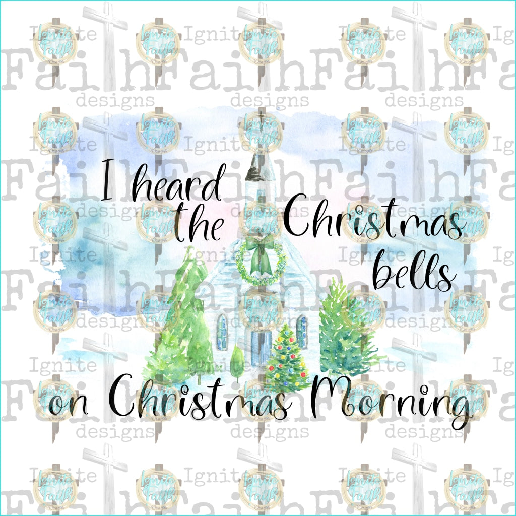 Christmas Bells Sublimation Transfer