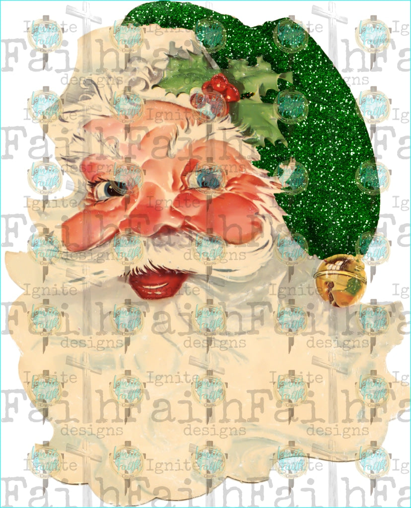 Classic Santa Infant-5 / Green Sublimation Transfer