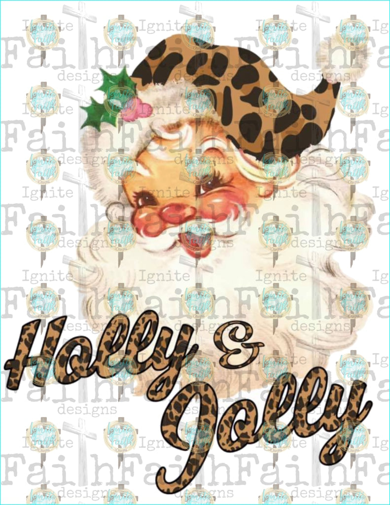 Classic Santa Infant-5 / Holly Jolly Sublimation Transfer