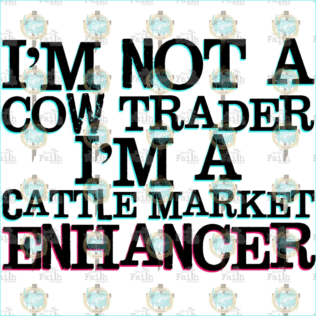 Cow Trader Sublimation Transfer