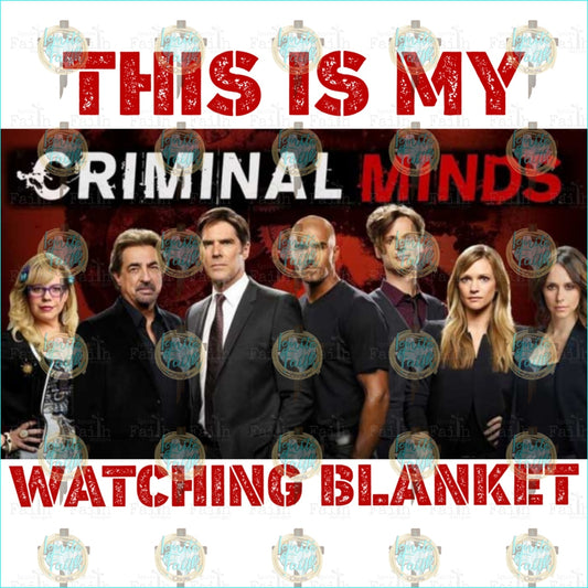 Criminal Minds Sublimation Transfer