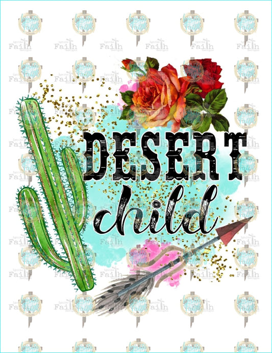 Desert Child Sublimation Transfer