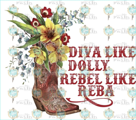 Diva Rebel Sublimation Transfer