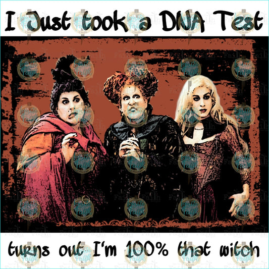 Dna Test That Witch Sublimation Transfer