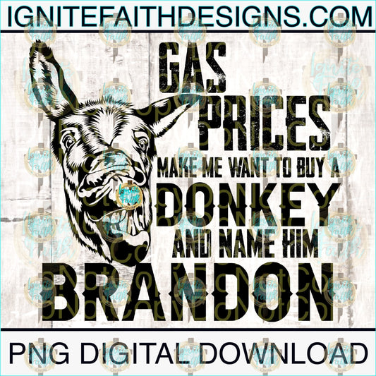 Gas Price Donkey Exclusive Digital Download Digital Download Png