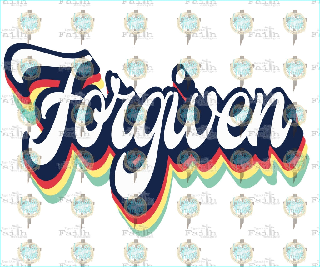 Retro Forgiven Sublimation Transfer