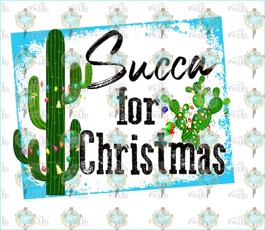 Succa For Christmas Sublimation Transfer