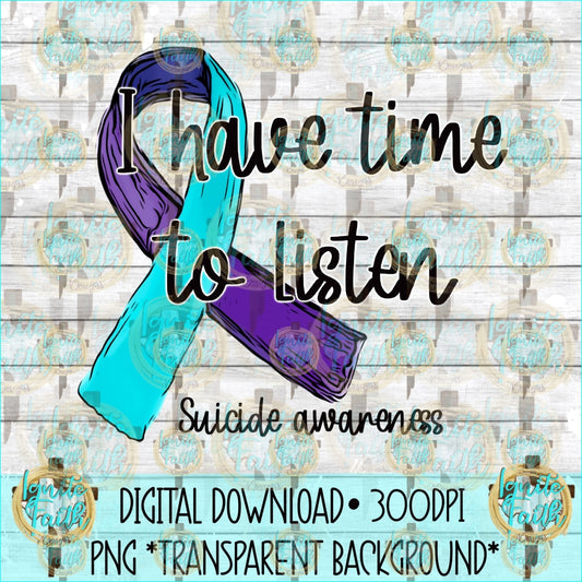 Suicide Awareness- Digital Download Digital Download Png