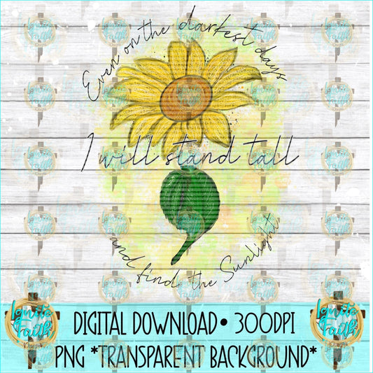 Sunflower Mental Health- Digital Download Digital Download Png