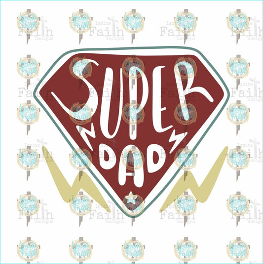 Super Dad Sublimation Transfer