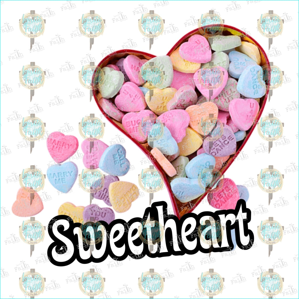 Sweethearts Sublimation Transfer