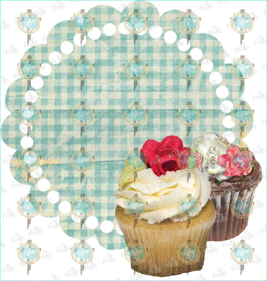 Sweetlove_Cupcakedoily Sublimation Transfer