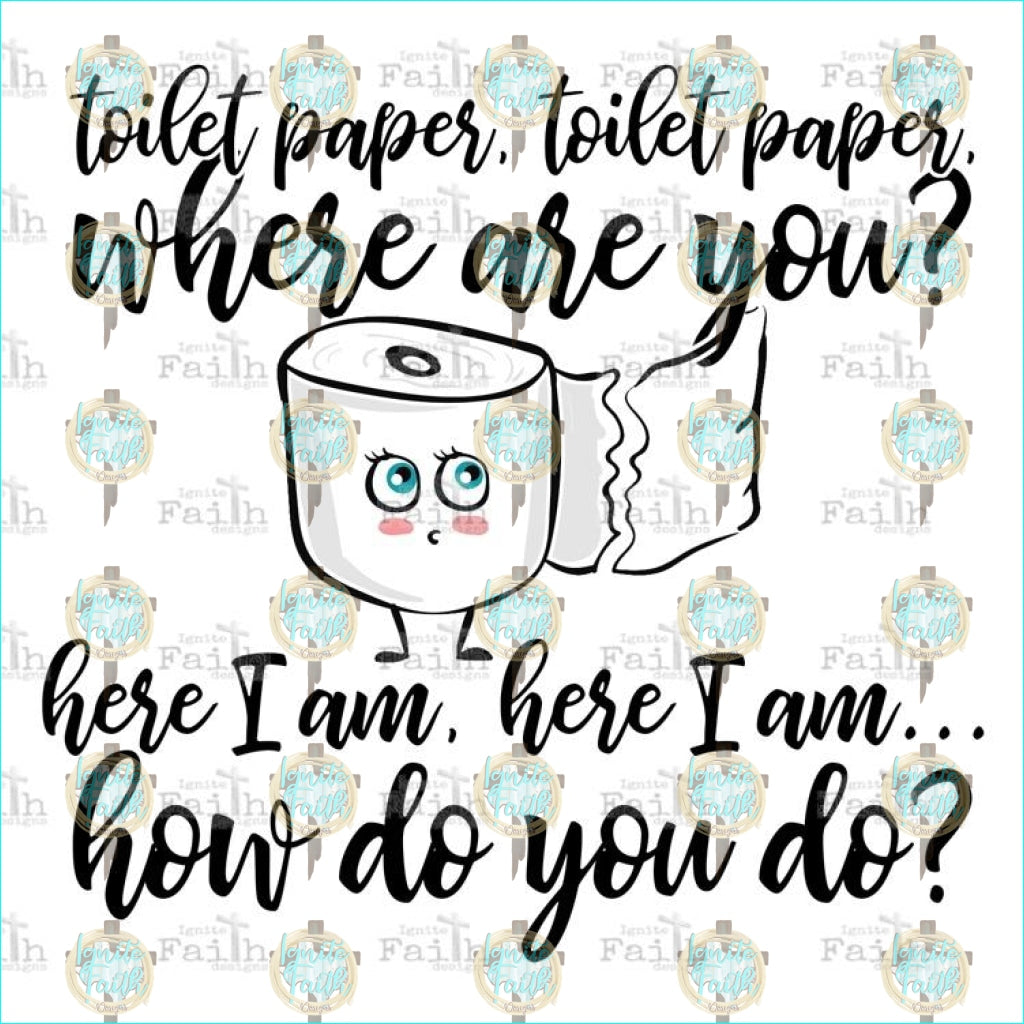 Toilet Paper Sublimation Transfer