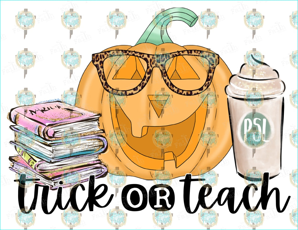 Trick Or Teach Sublimation Transfer