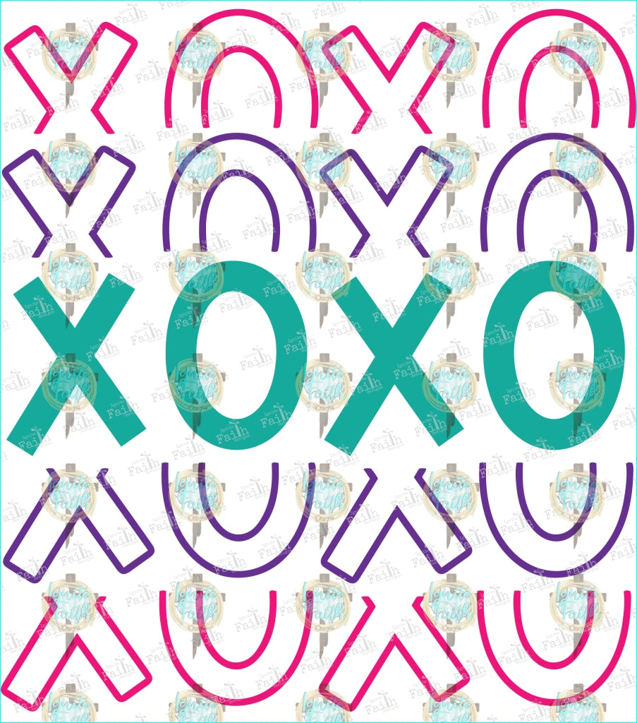 Vdaytypography_Xoxo Sublimation Transfer