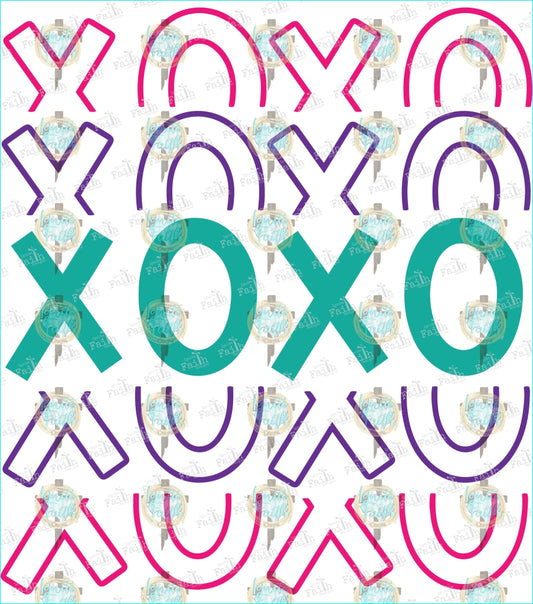 Vdaytypography_Xoxo Sublimation Transfer