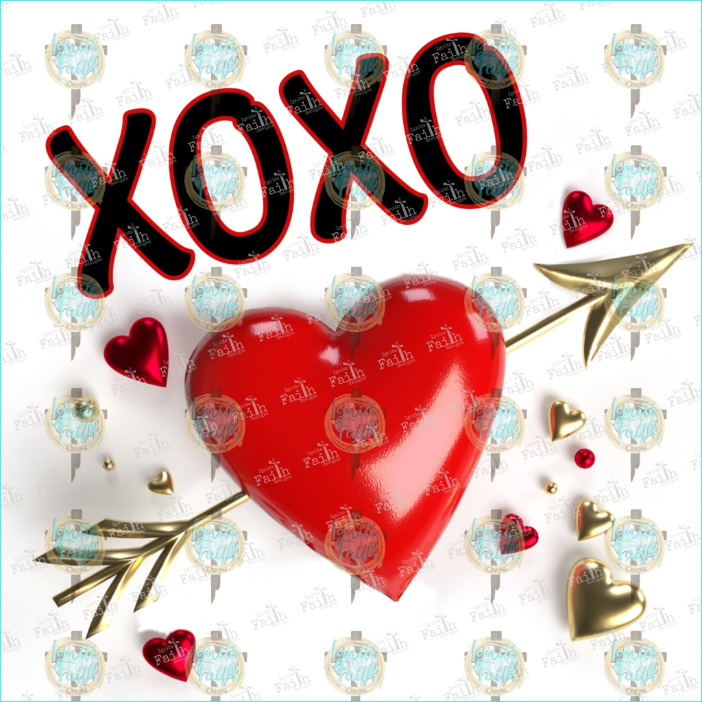 Xoxo Cupid Sublimation Transfer